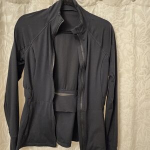 Fila Black Utility Jacket Sleek Technical Fabric